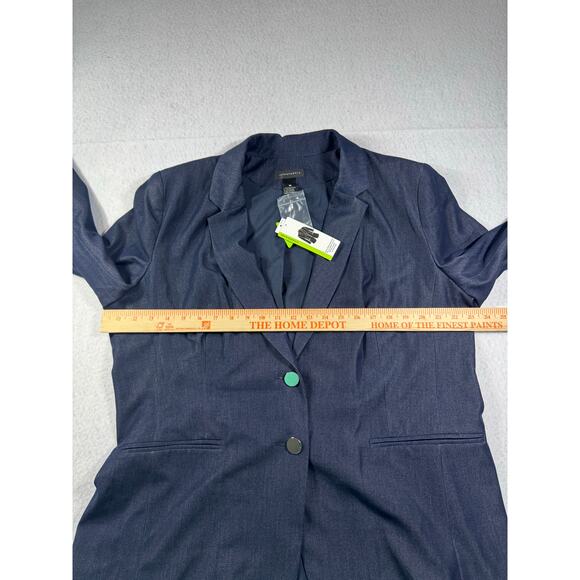 Investments New with Tags Women's Blazer size 18 Navy Blue - Picture 7 of 11